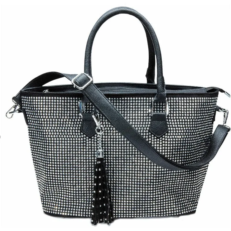Twilight rhinestone tote