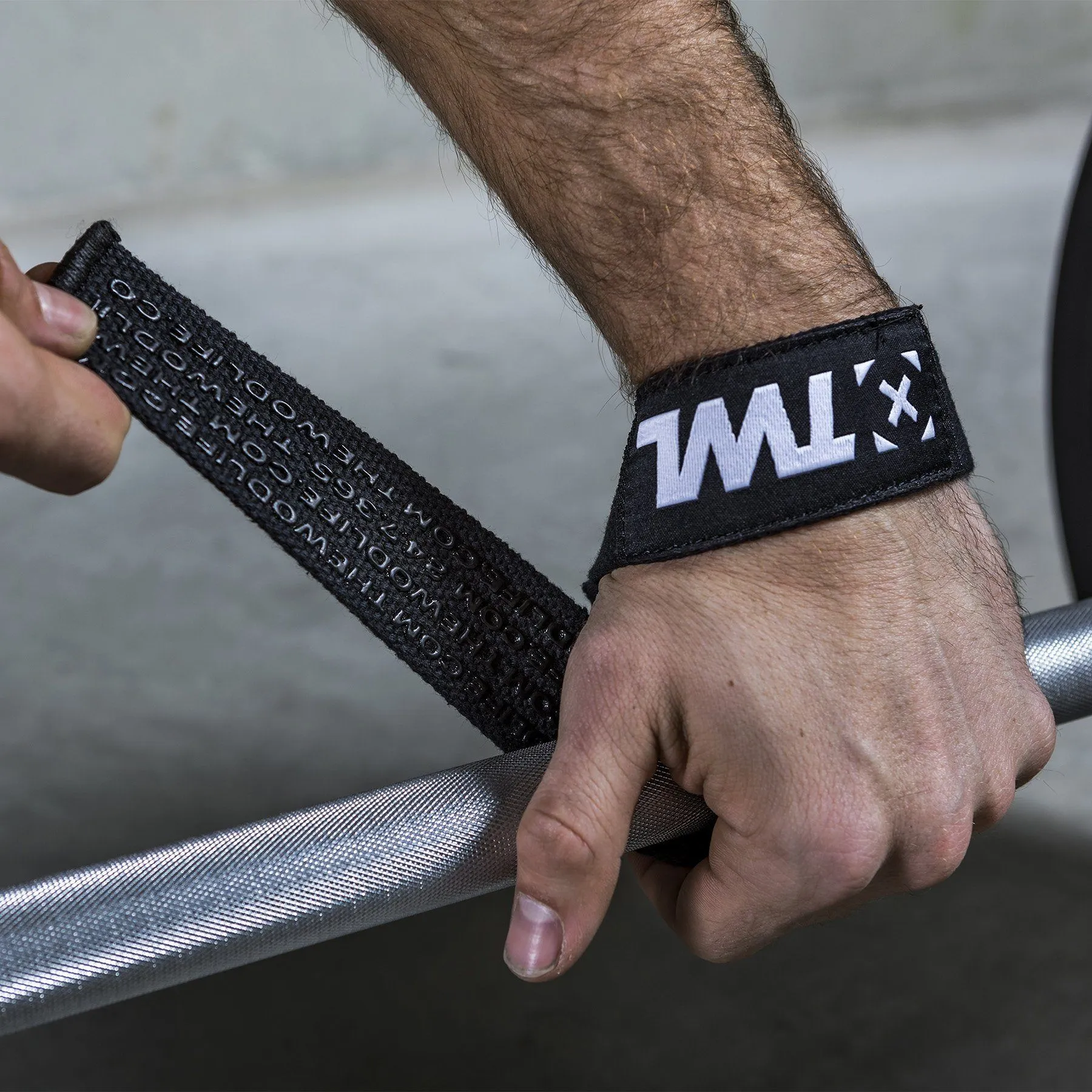 TWL - EVERYDAY COTTON LIFTING STRAPS PAIR - BLACK