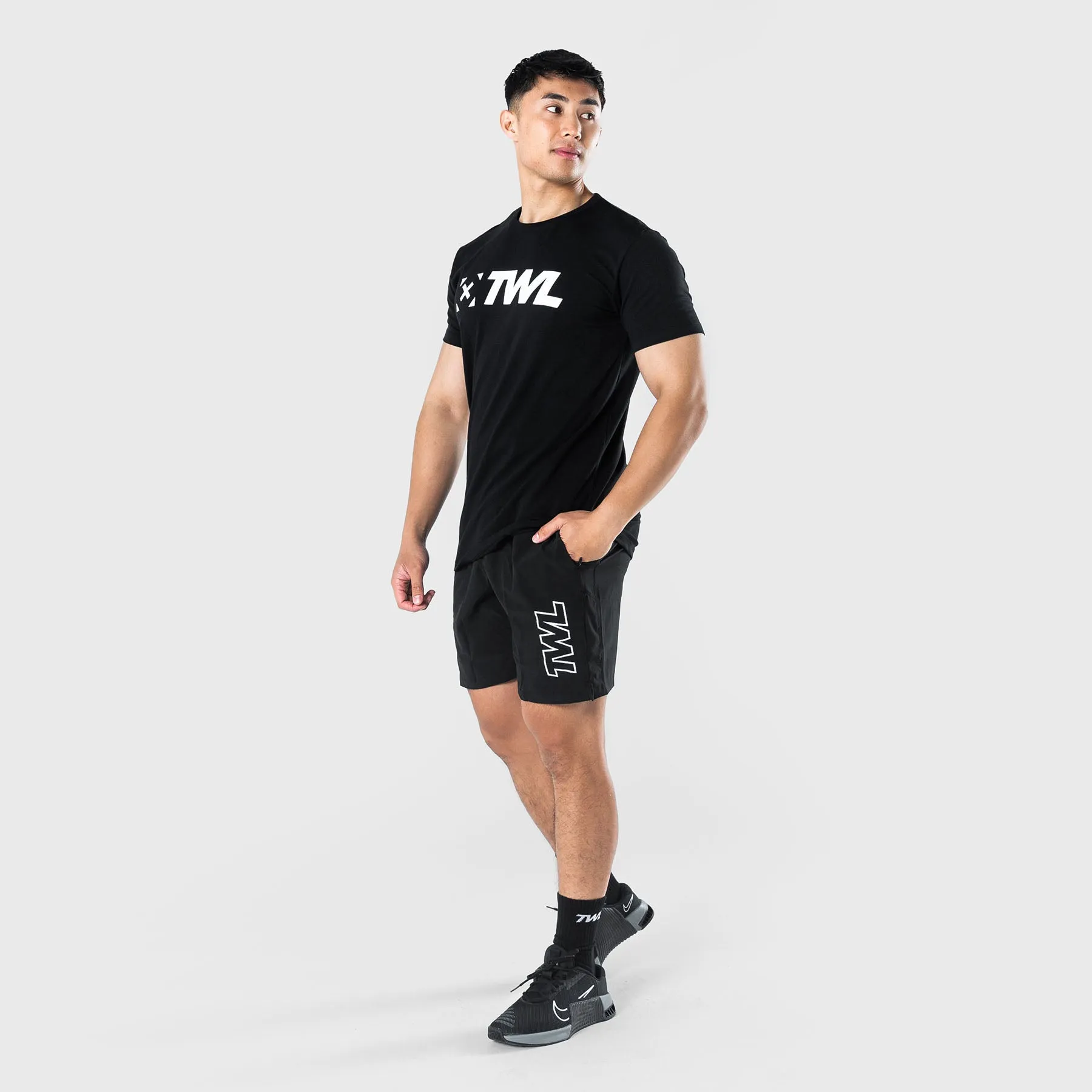 TWL - MEN'S EVERYDAY T-SHIRT - BLACK/WHITE