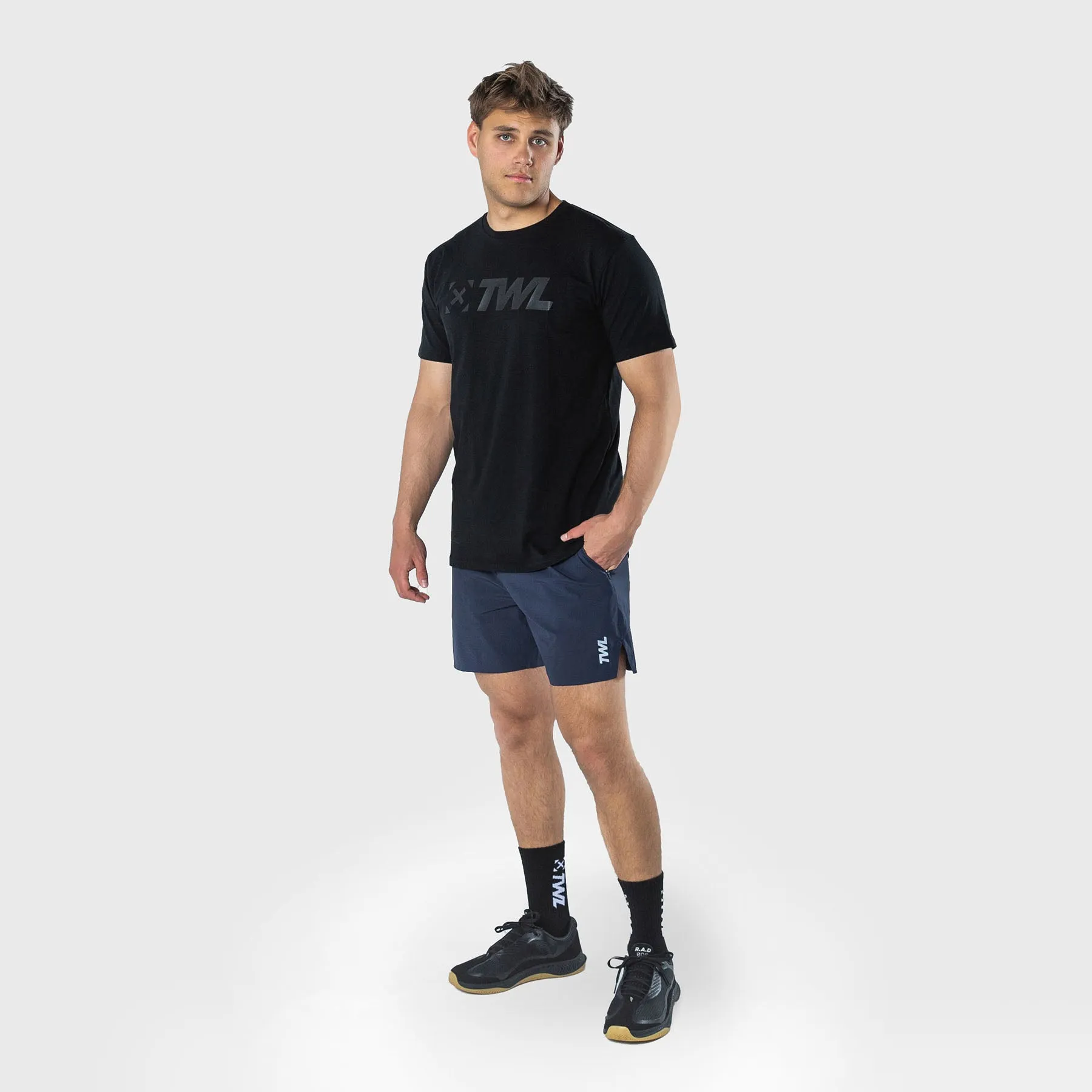 TWL - MEN'S EVERYDAY T-SHIRT - TRIPLE BLACK