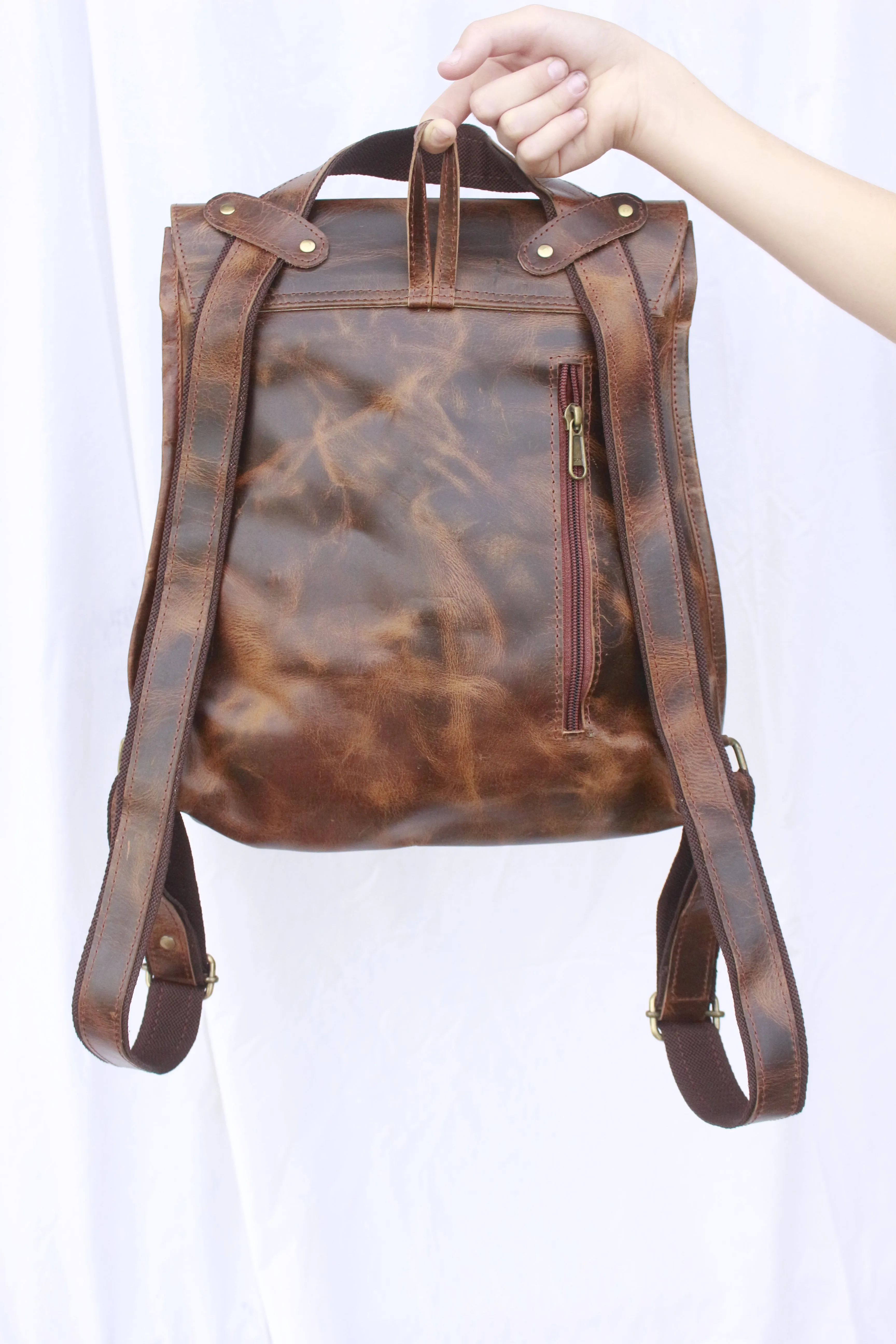 Two-Way Vintage Backpack