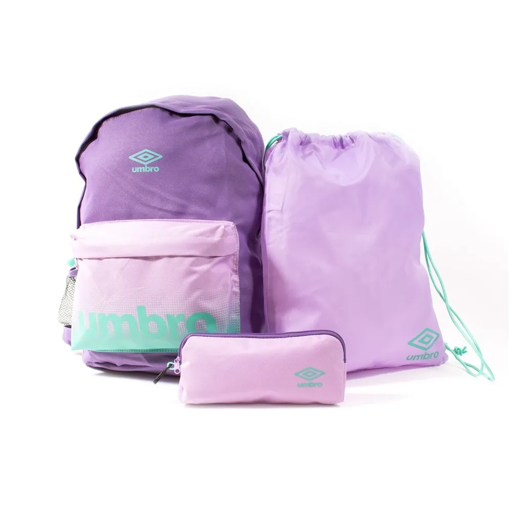 Umbro BTS Backpack/Gym Sack/Pencil Case Set