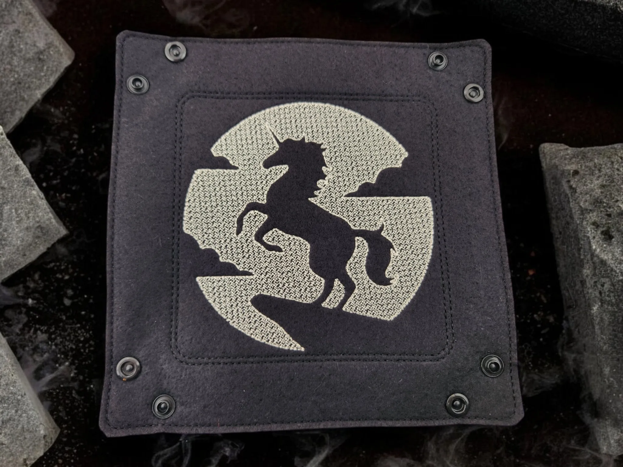 Unicorn Silhouette dice tray