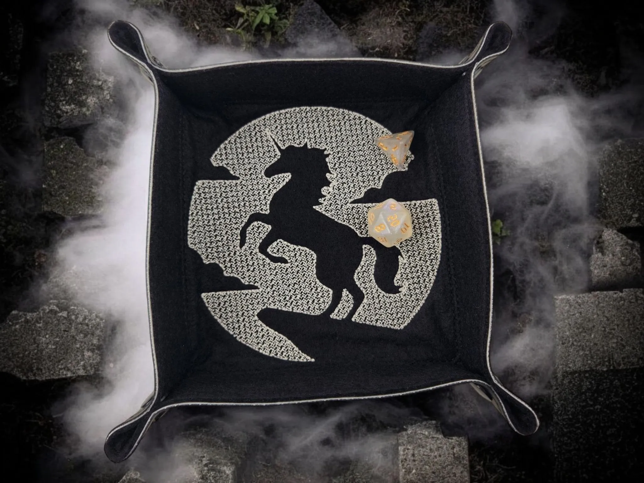 Unicorn Silhouette dice tray