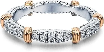 Verragio Marquise Shaped Diamond Wedding Band