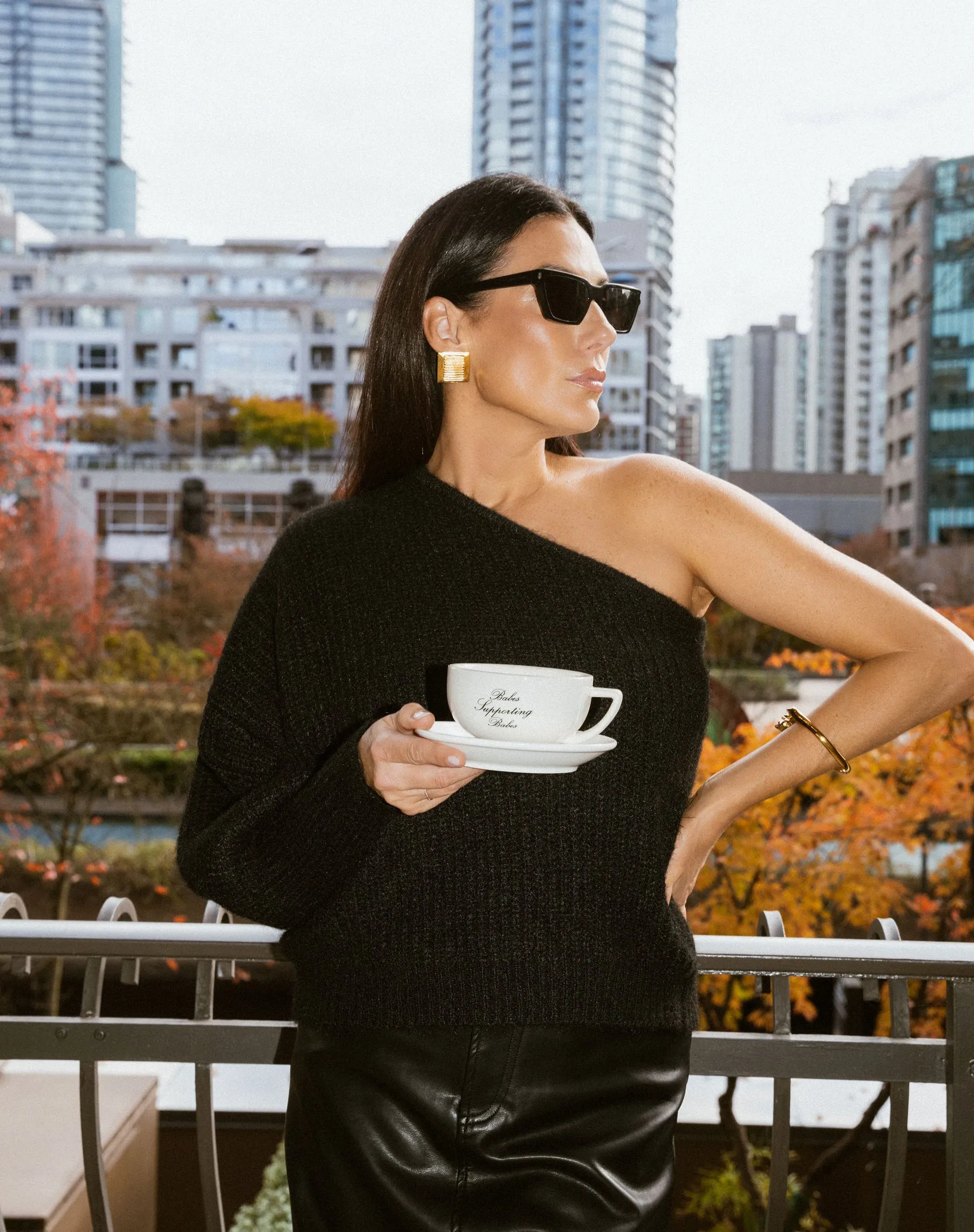 Victoria One Shoulder Sweater