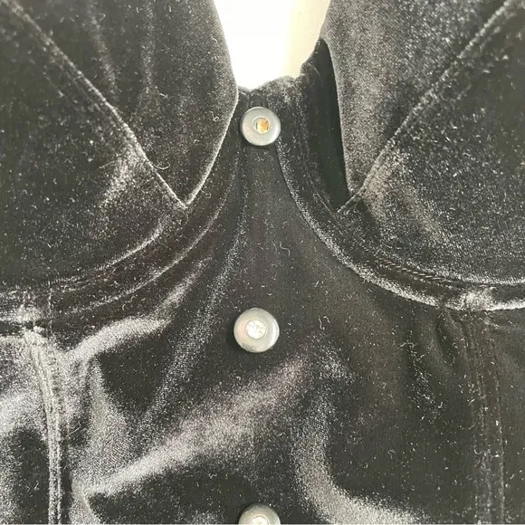 Victorias Secret Corset Bra Velvet Velour Push Up Padded Underwire Black
