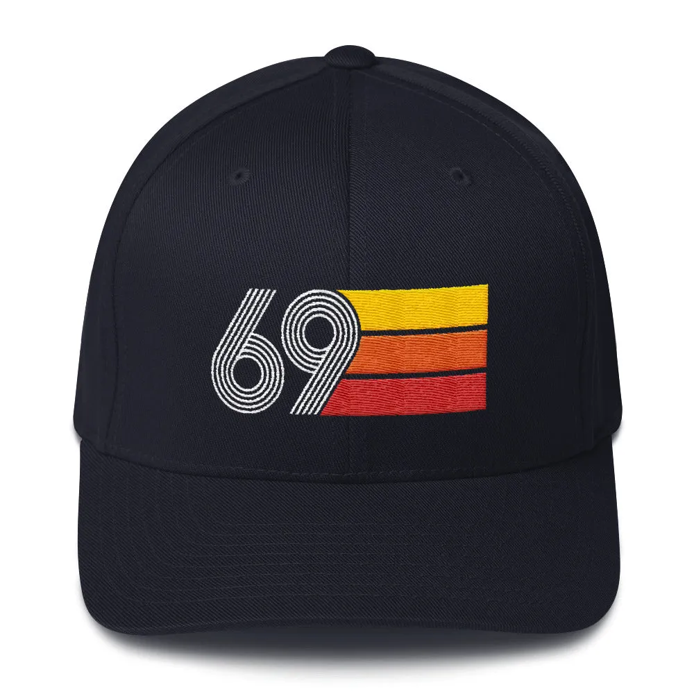 Vintage 1969 Retro Structured Twill Cap S/M