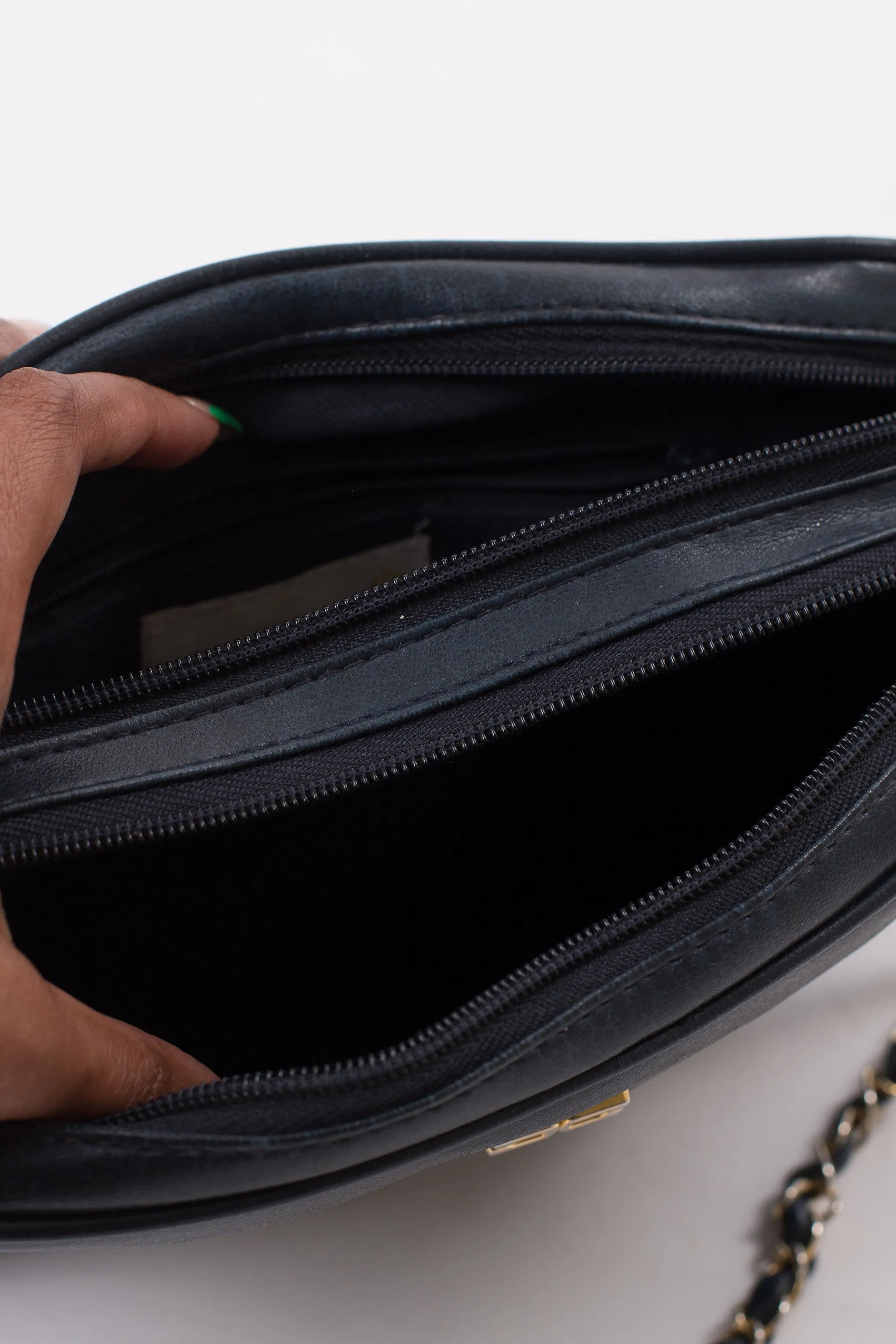 Vintage 80's Daniela Bag Black Purse