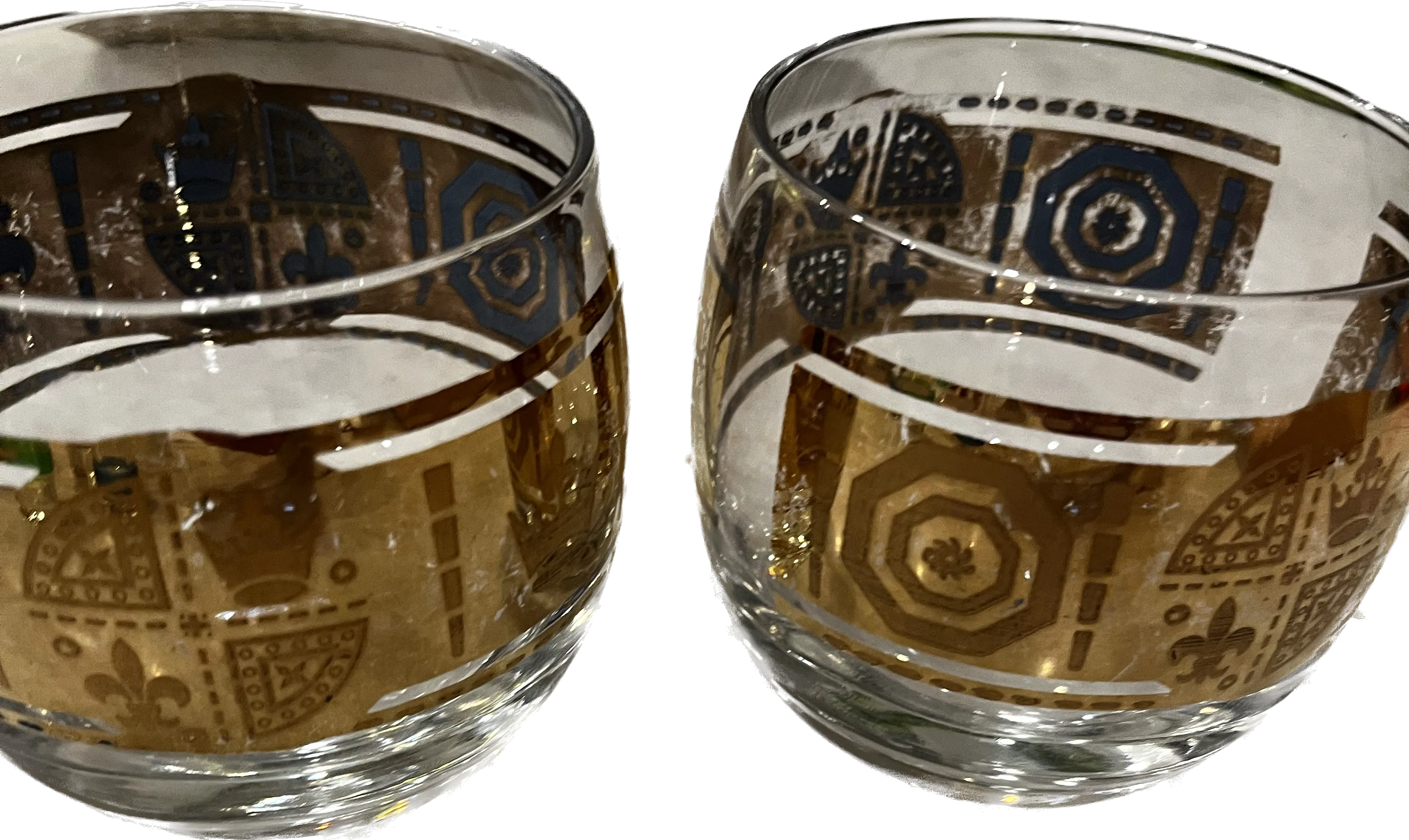 Vintage Cocktail Glasses- set of 6