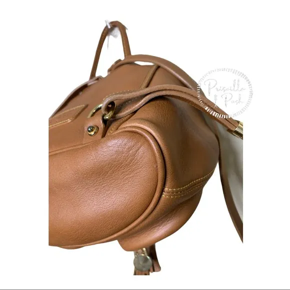 Vintage Dooney and Bourke Backpack Camel Leather