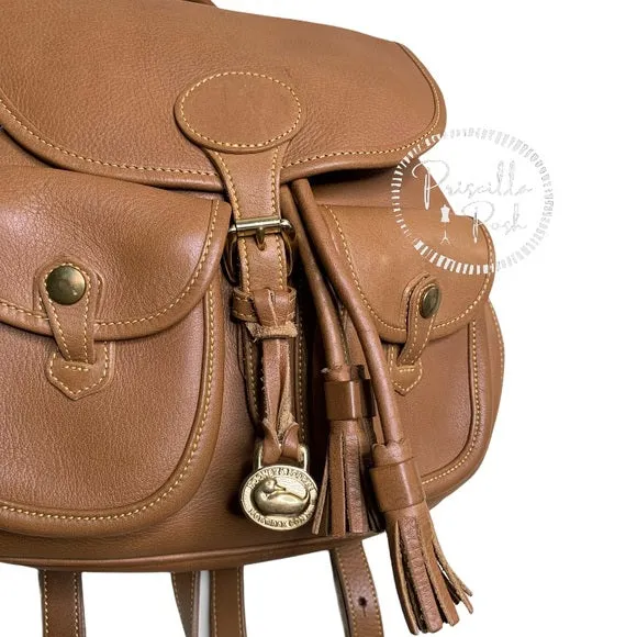 Vintage Dooney and Bourke Backpack Camel Leather