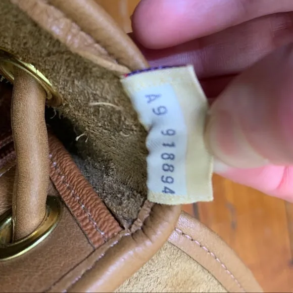 Vintage Dooney and Bourke Backpack Camel Leather