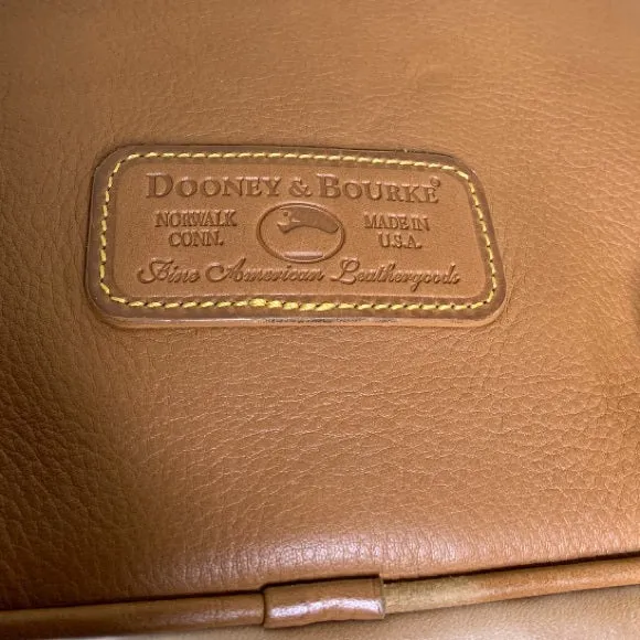 Vintage Dooney and Bourke Backpack Camel Leather