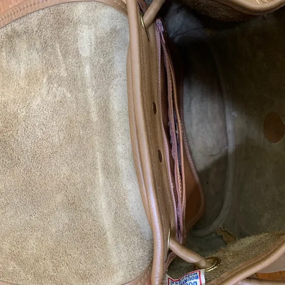 Vintage Dooney and Bourke Backpack Camel Leather