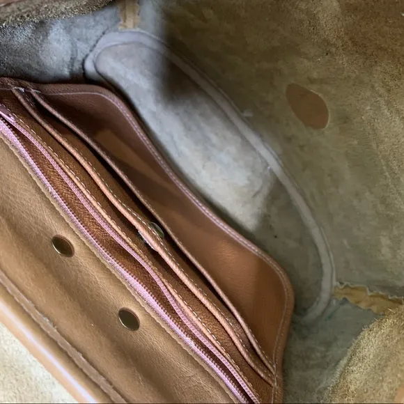 Vintage Dooney and Bourke Backpack Camel Leather