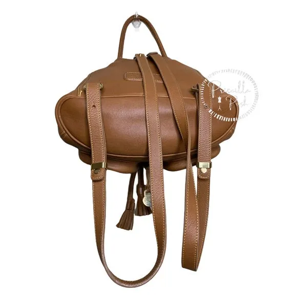Vintage Dooney and Bourke Backpack Camel Leather