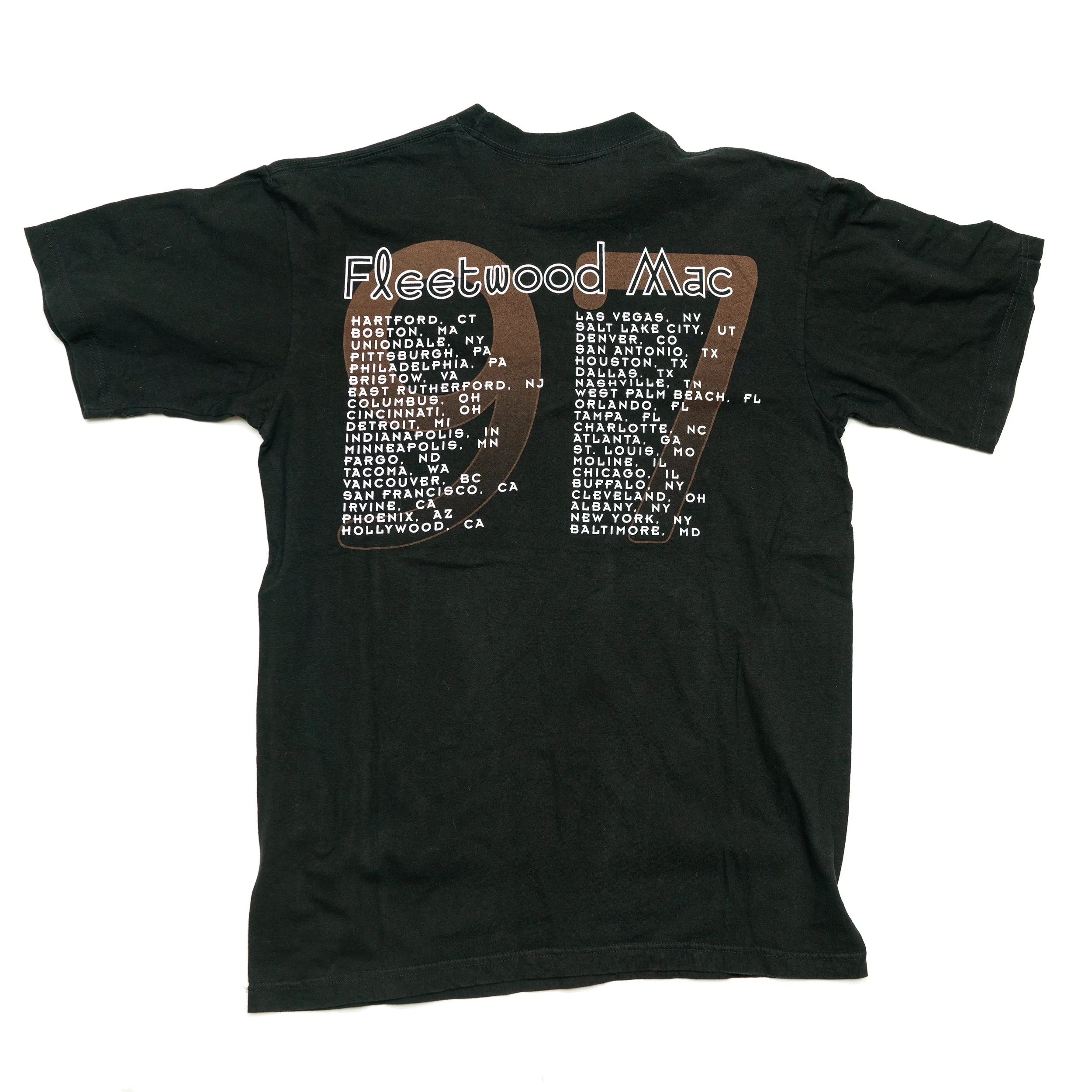 VINTAGE FLEETWOOD MAC 1997 US TOUR T-SHIRT (Men's Large)