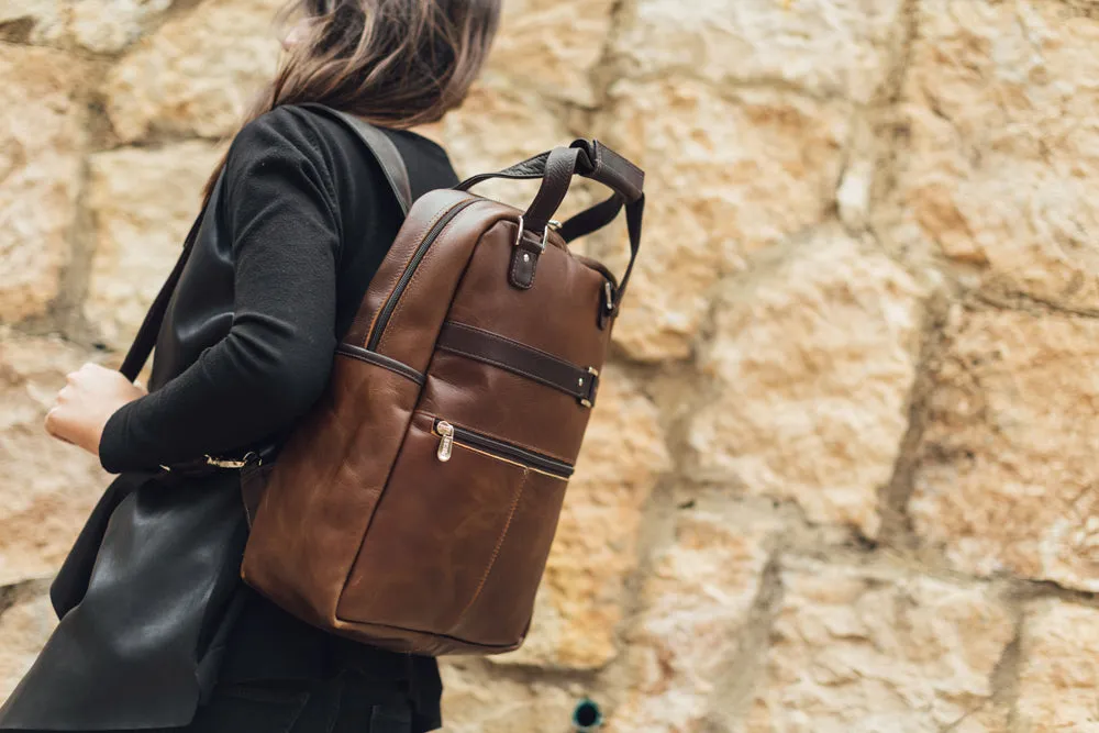 VINTAGE LAPTOP CARRY-ALL/CONVERTIBLE BACKPACK
