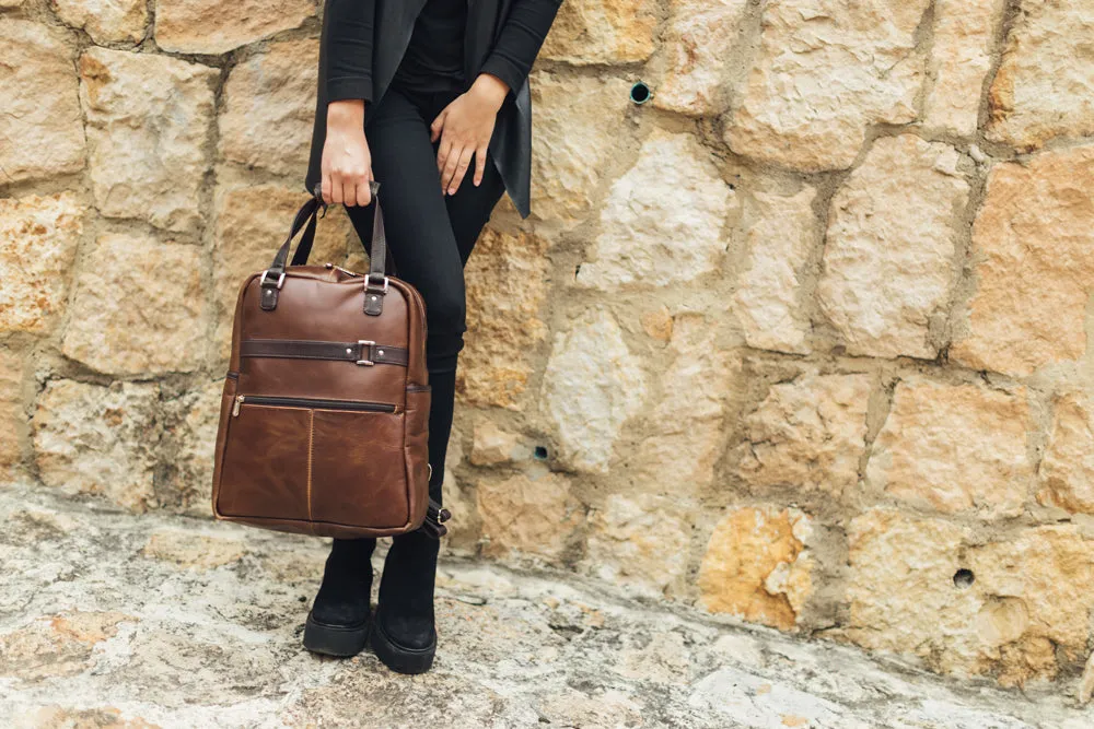 VINTAGE LAPTOP CARRY-ALL/CONVERTIBLE BACKPACK