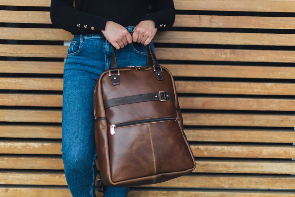 VINTAGE LAPTOP CARRY-ALL/CONVERTIBLE BACKPACK