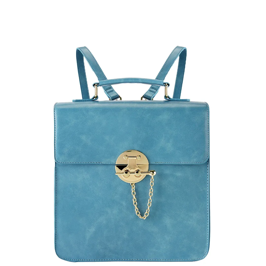 Vintage Lock Solid Backpack