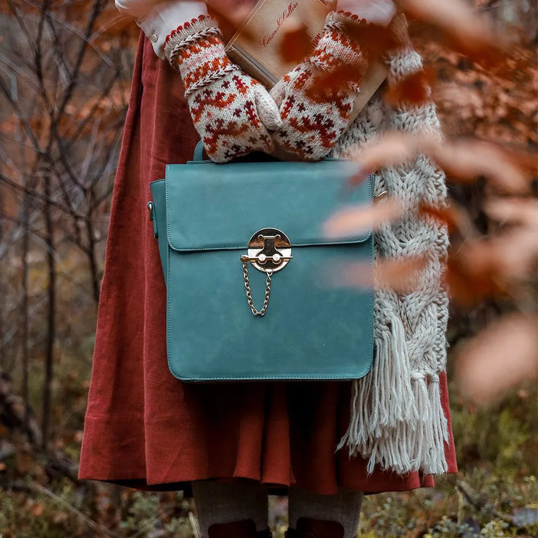 Vintage Lock Solid Backpack