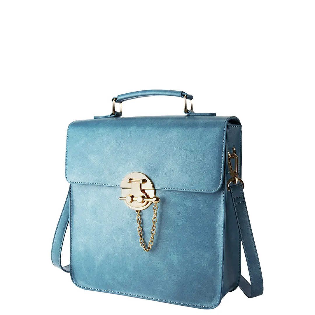 Vintage Lock Solid Backpack