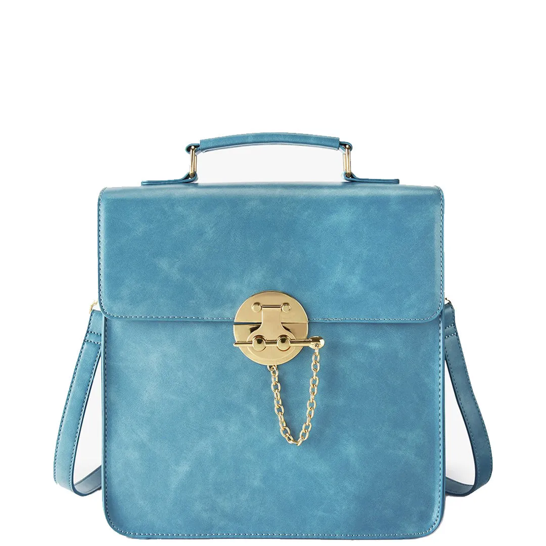 Vintage Lock Solid Backpack