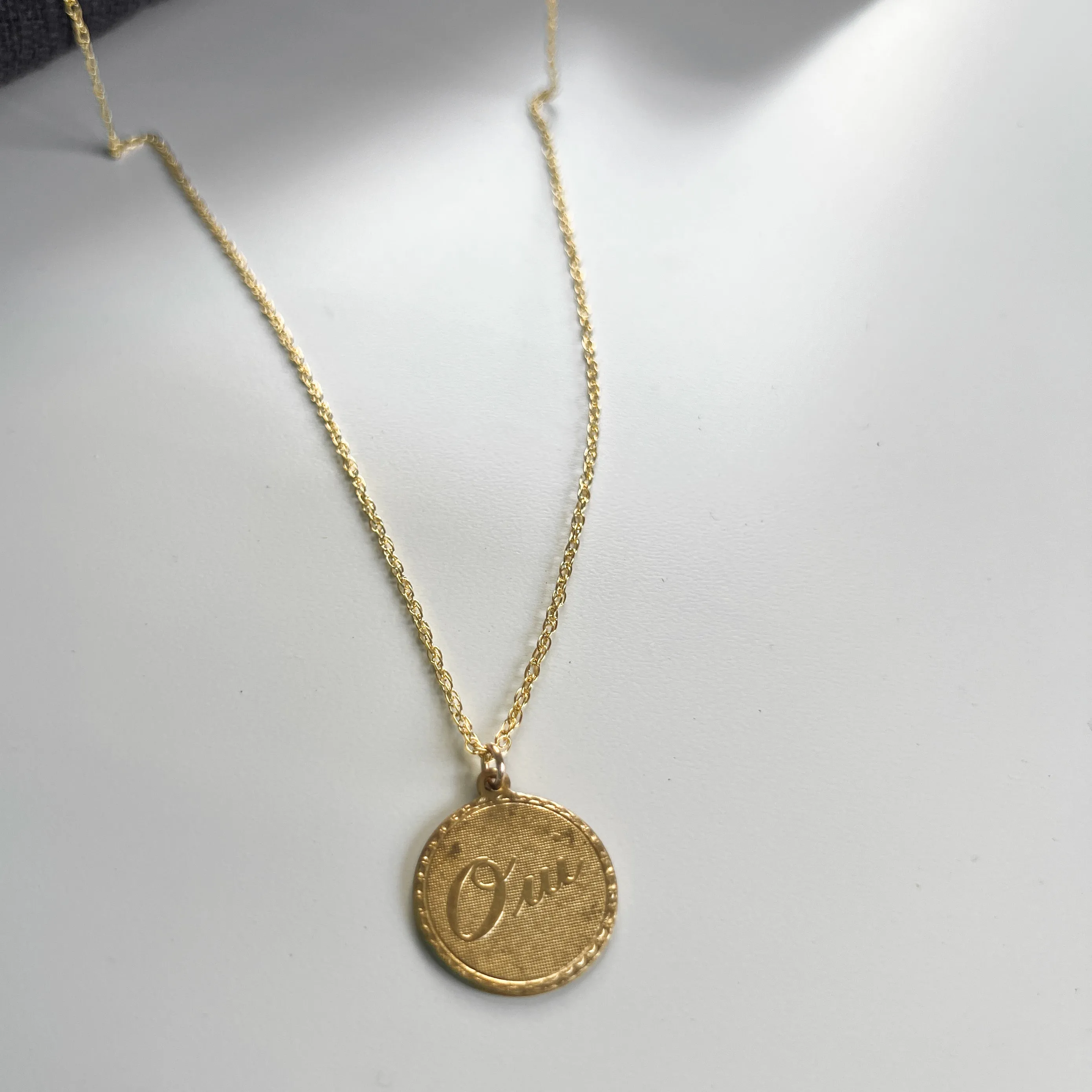 Vintage OUI Necklace