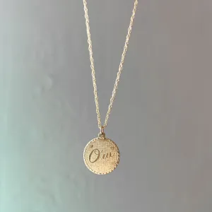 Vintage OUI Necklace
