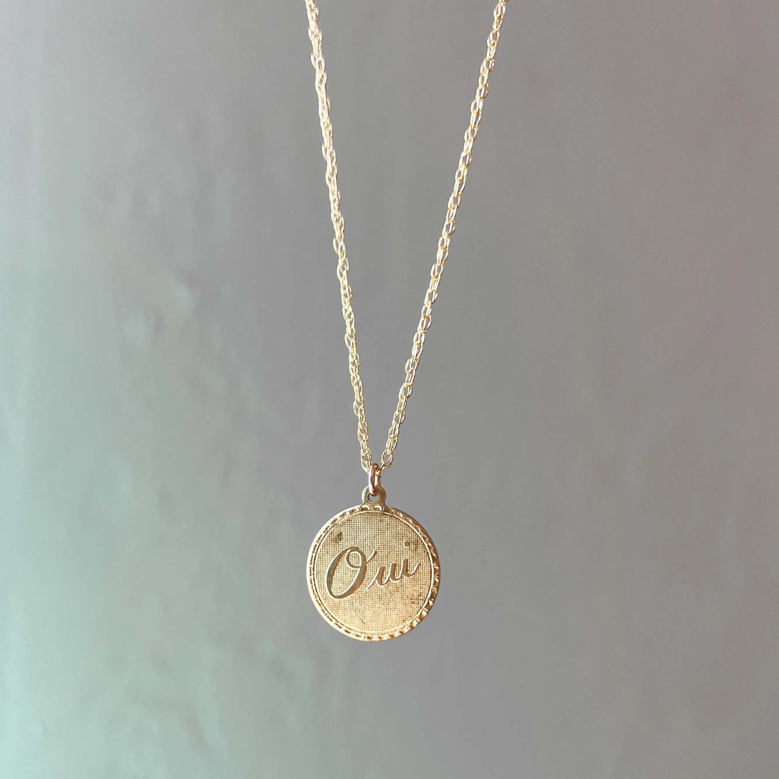 Vintage OUI Necklace