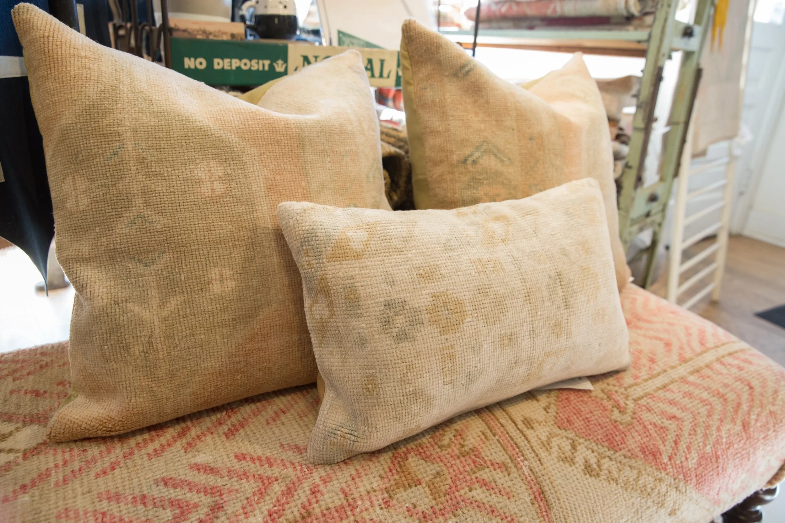 Vintage Rug Fragment Pillow