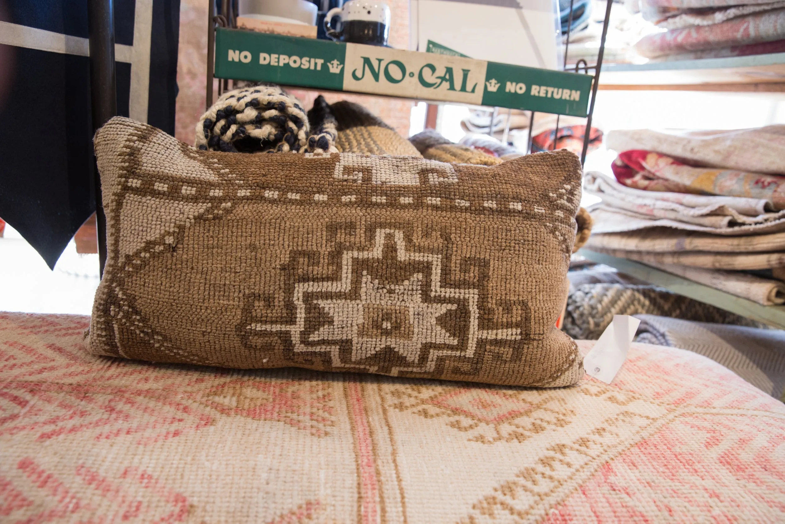Vintage Rug Fragment Pillow