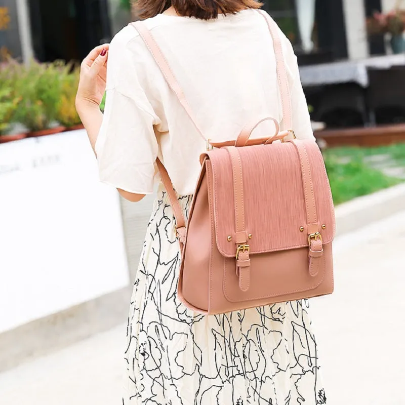 Vintage School Style Backpack