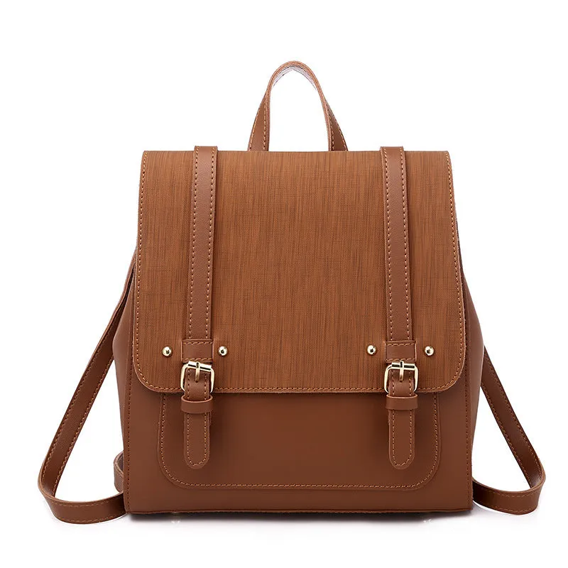 Vintage School Style Backpack