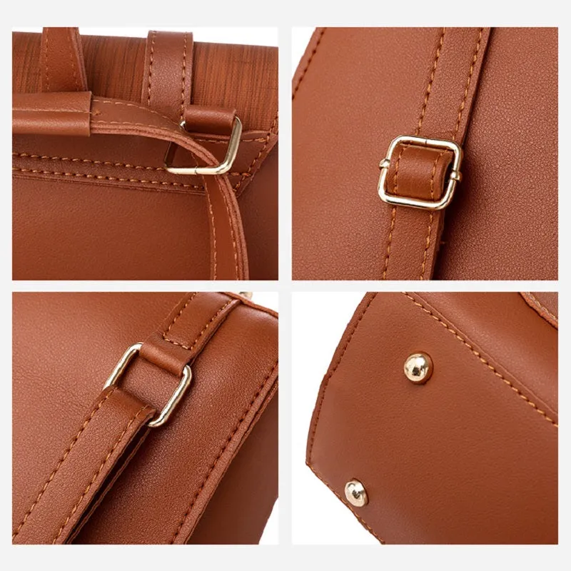 Vintage School Style Backpack