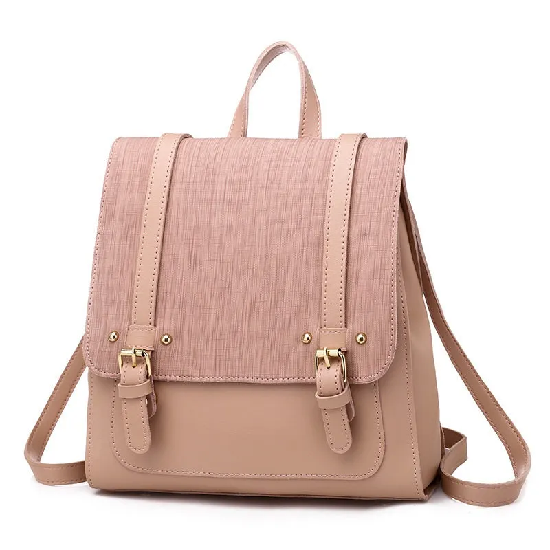 Vintage School Style Backpack
