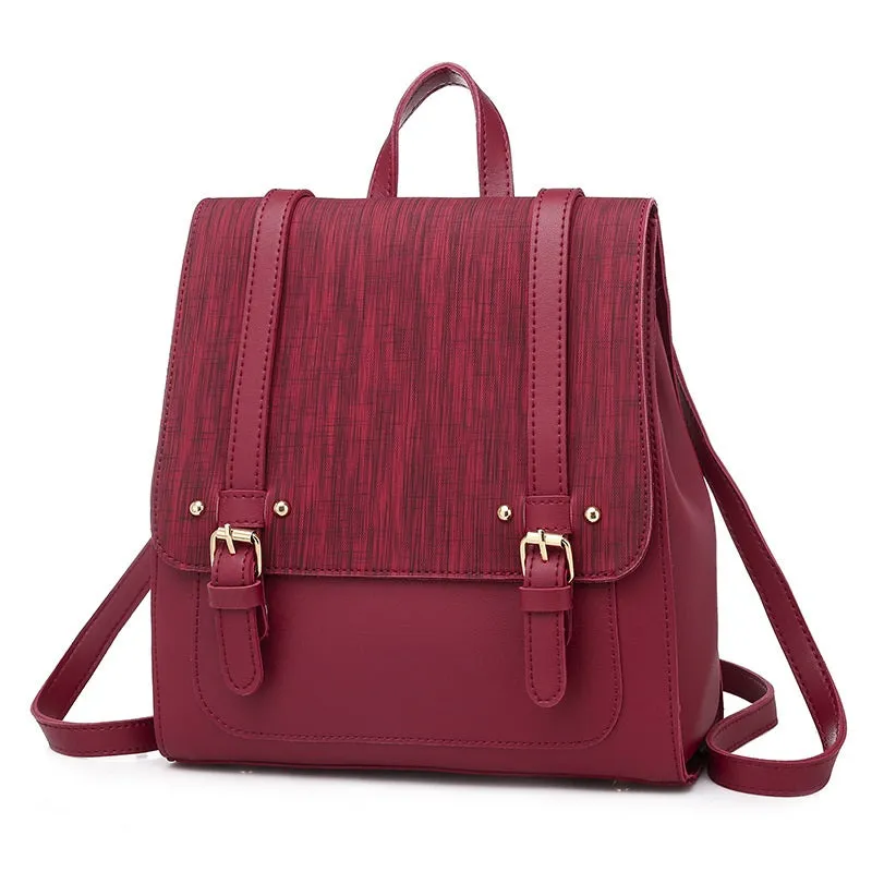 Vintage School Style Backpack