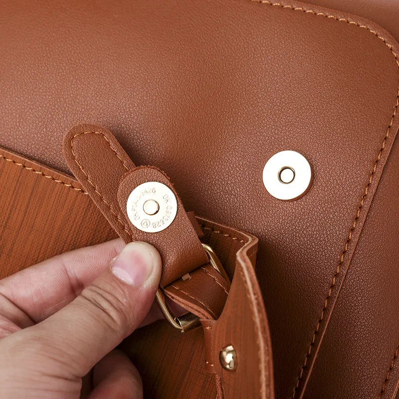 Vintage School Style Backpack