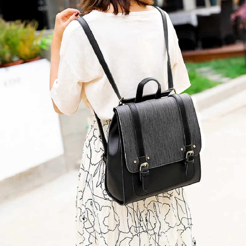 Vintage School Style Backpack