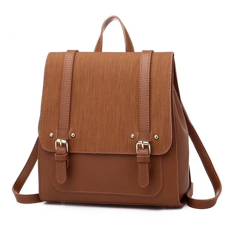 Vintage School Style Backpack