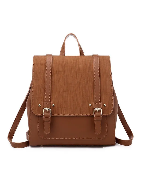 Vintage School Style Backpack