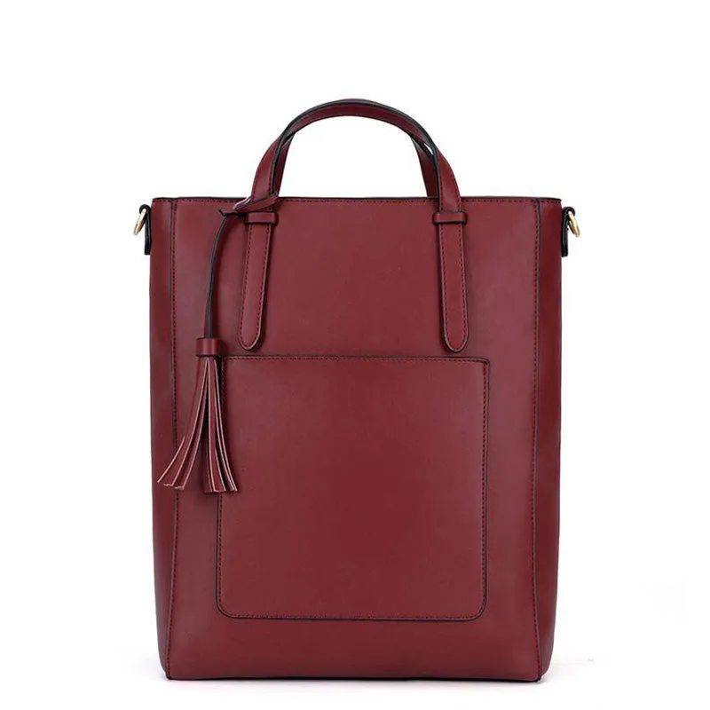 Vintage Tassel Tote Backpack