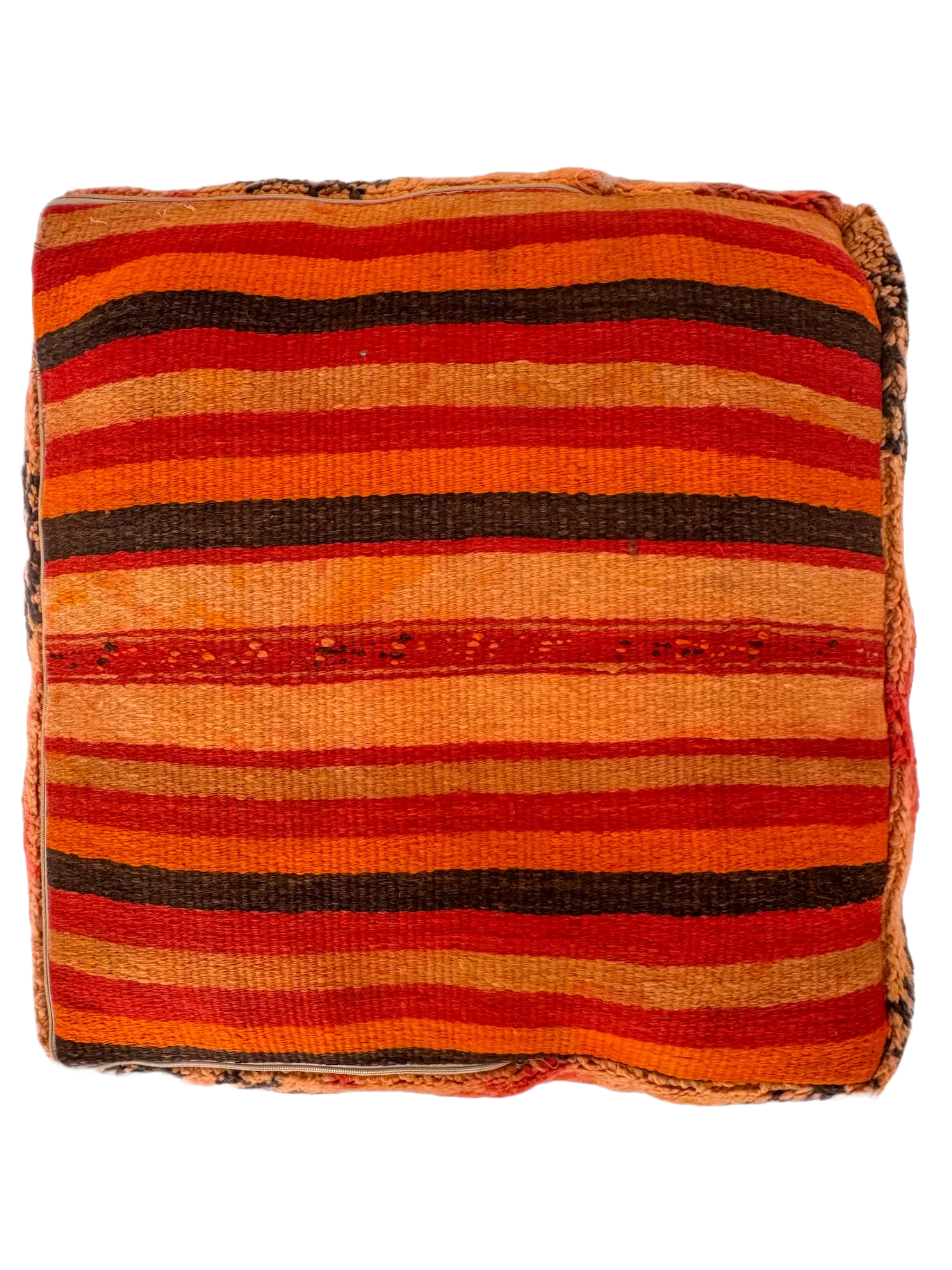 Vintage Taznakht Pouf - Vibrant Lion Paw