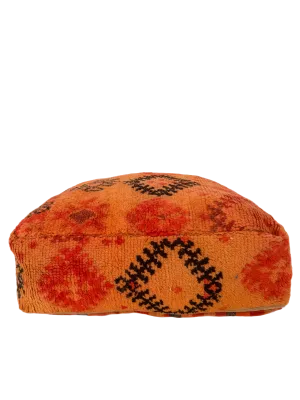 Vintage Taznakht Pouf - Vibrant Lion Paw