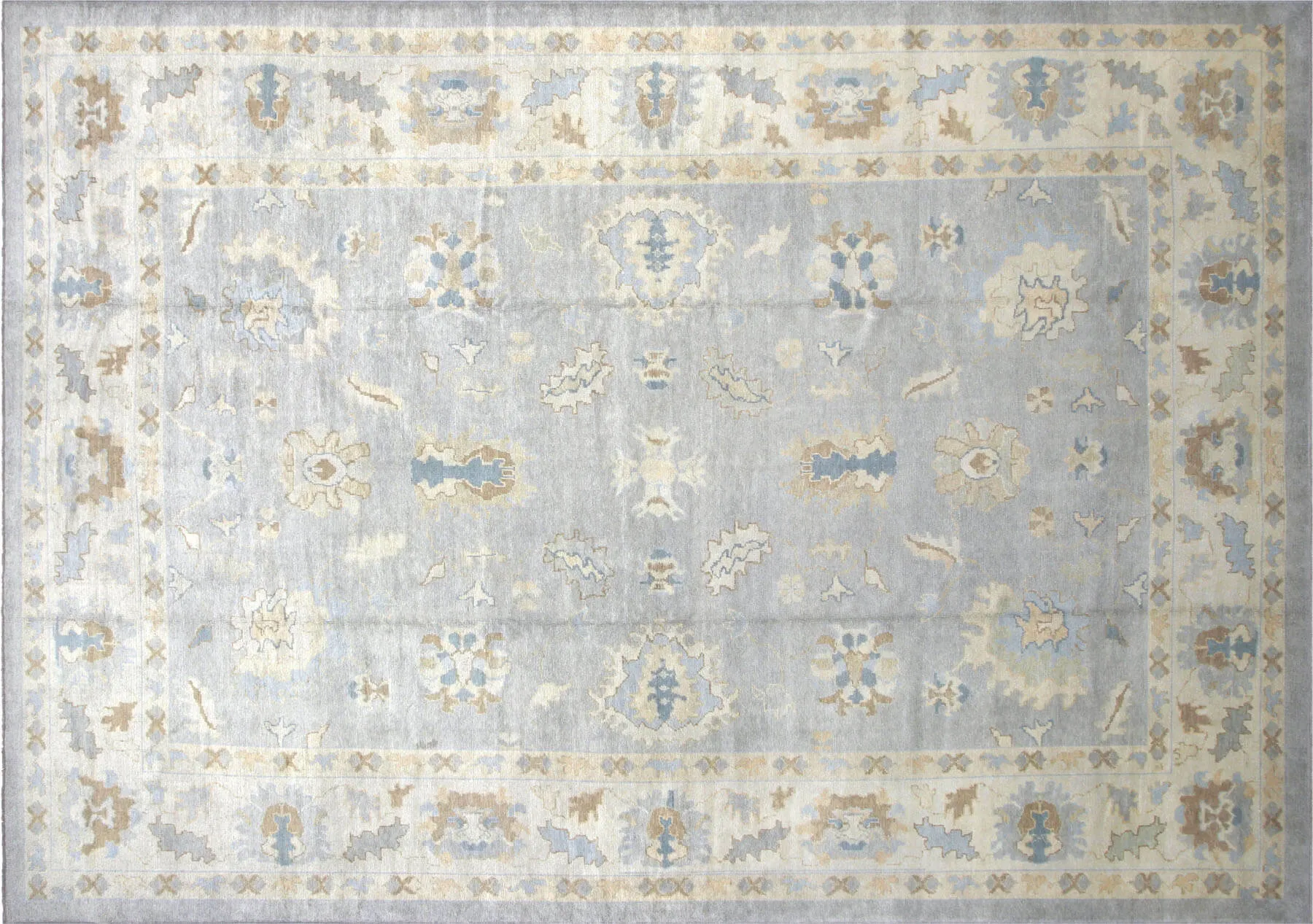 Vintage Turkish Oushak Rug - 12' x 16'10"