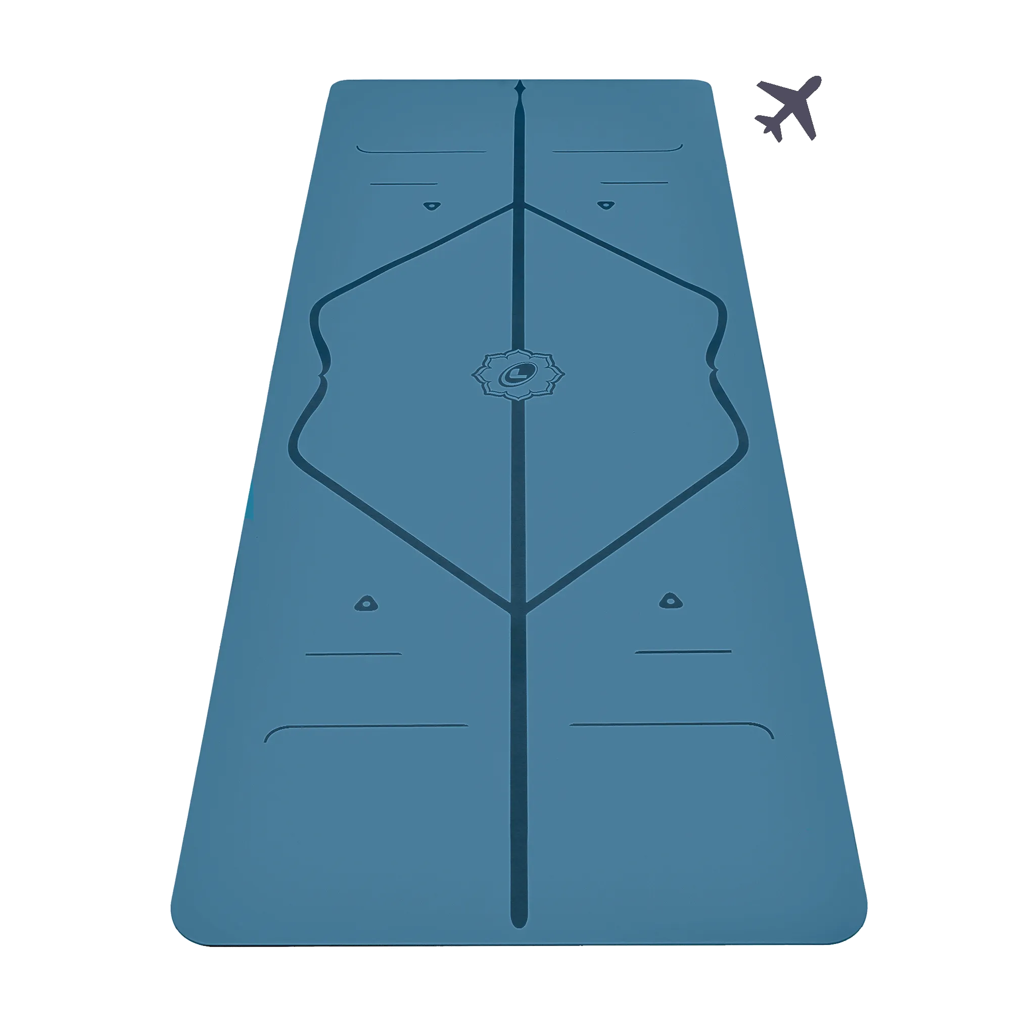 VNP Liforme Classic Travel Yoga Mat Blue - Handled