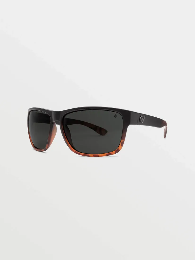Volcom Baloney Matte Darkside/Gray Polar Sunglasses