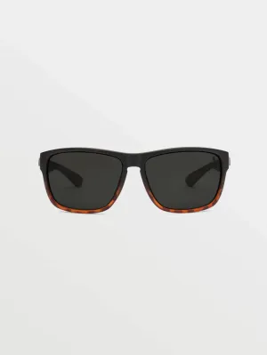 Volcom Baloney Matte Darkside/Gray Polar Sunglasses